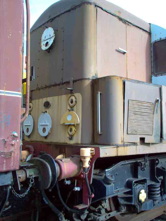 D8233s cab showing corrosion
