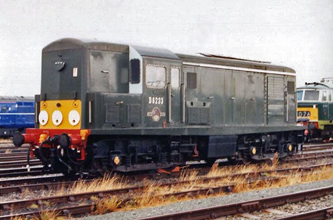 D8233 at Crewe Works Open Day 1988